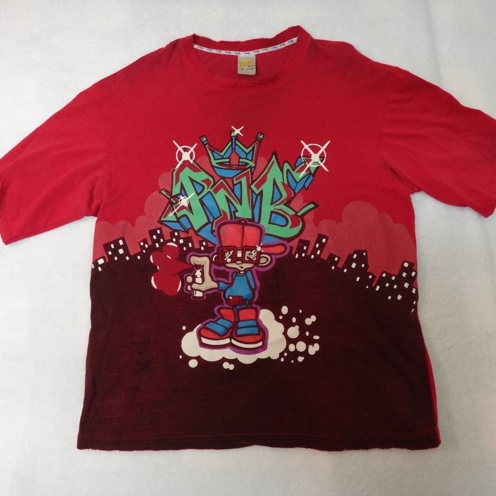 PNB NATION 4XL T-SHIRT VINTAGE DISTRESSED